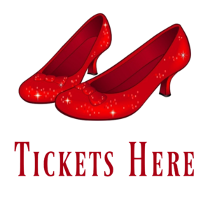 Ruby slipper ticket button